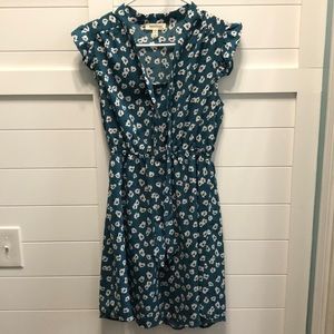 Floral short sleeve dress